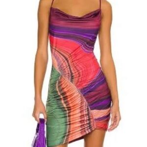 AFRM X REVOLVE Palmetto Dress abstract